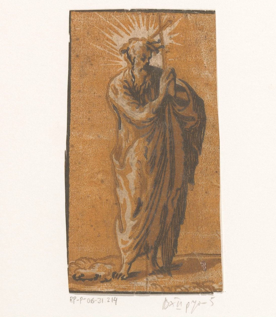 Sankt Filip Kristus och de tolv apostlarna (serietitel) av Antonio da Trento (attributed to)