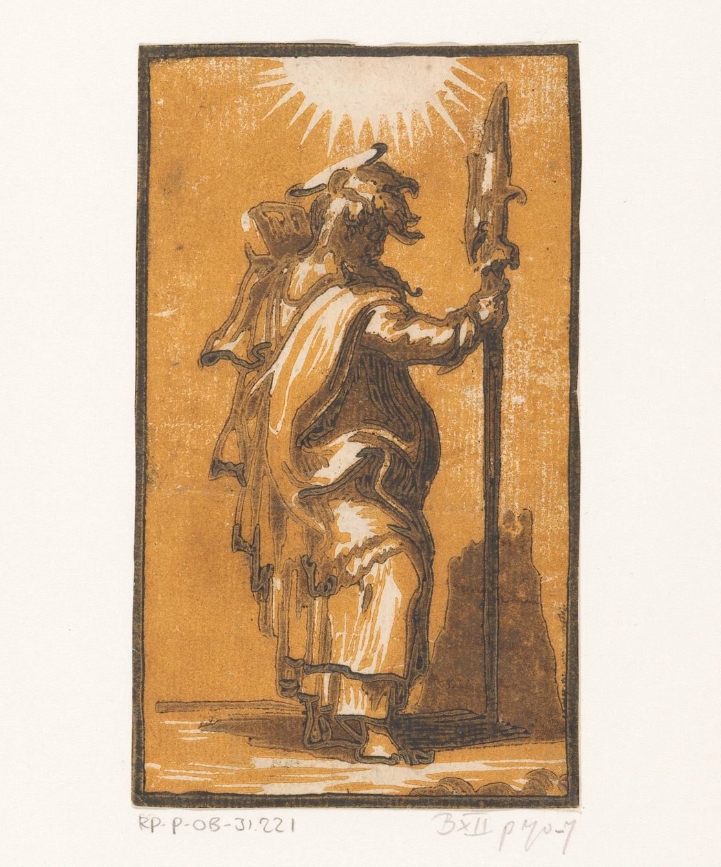 Sankt Matteus Kristus och de tolv apostlarna (serietitel) av Antonio da Trento (attributed to)