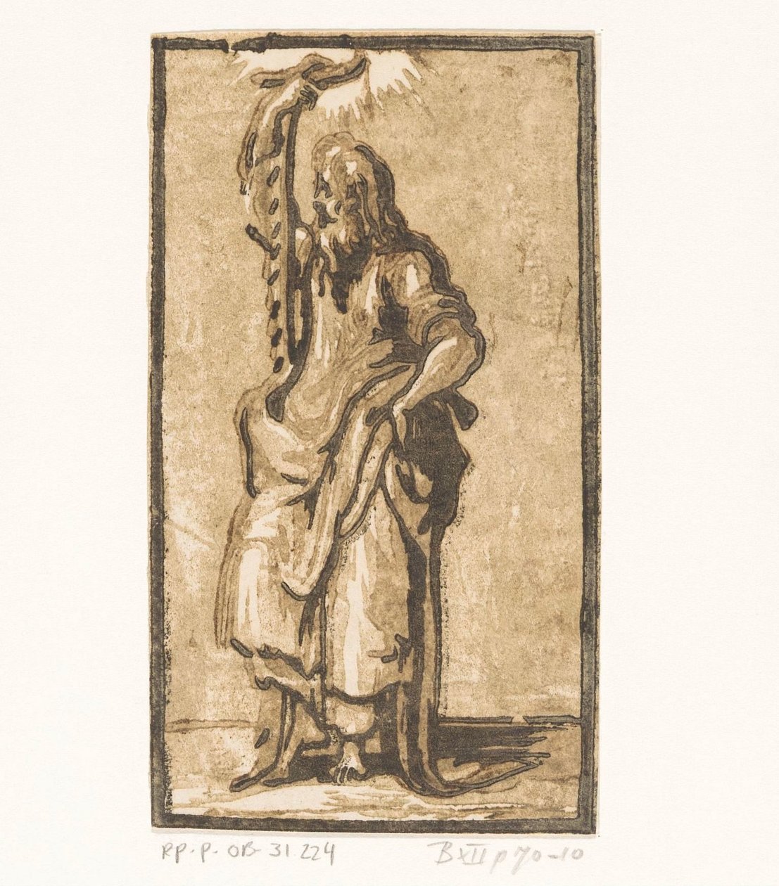 Sankt Simon Kristus och de tolv apostlarna (serietitel) av Antonio da Trento (attributed to)