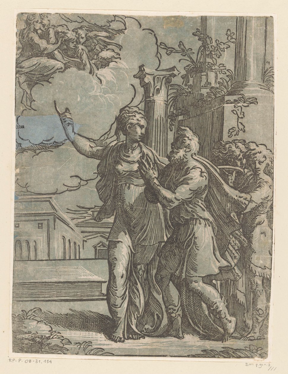 Kejsar Augustus och den tiburtinska sibylla av Antonio da Trento
