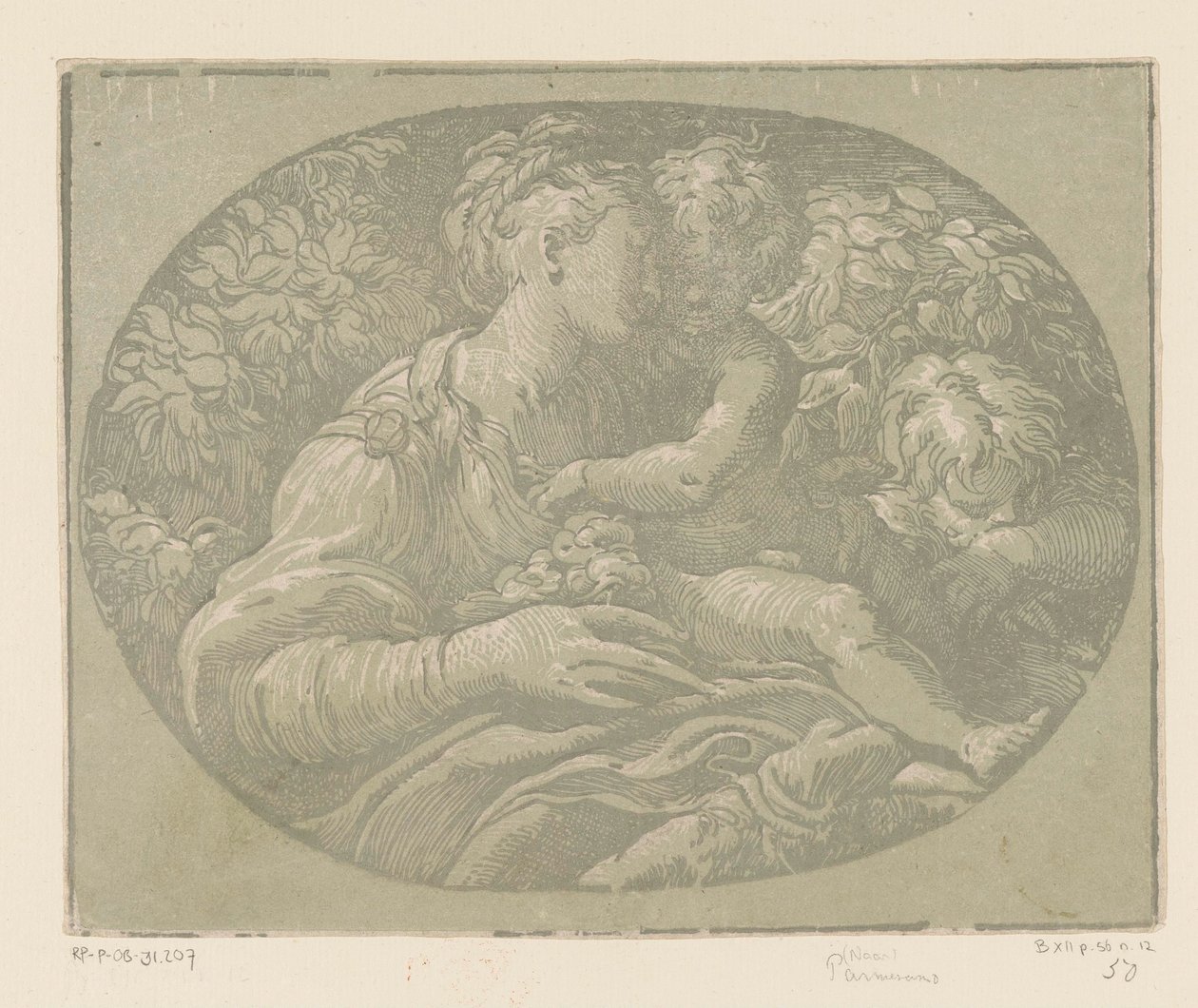 Maria med barnet och Johannes Döparen Maria med rosen av Antonio da Trento