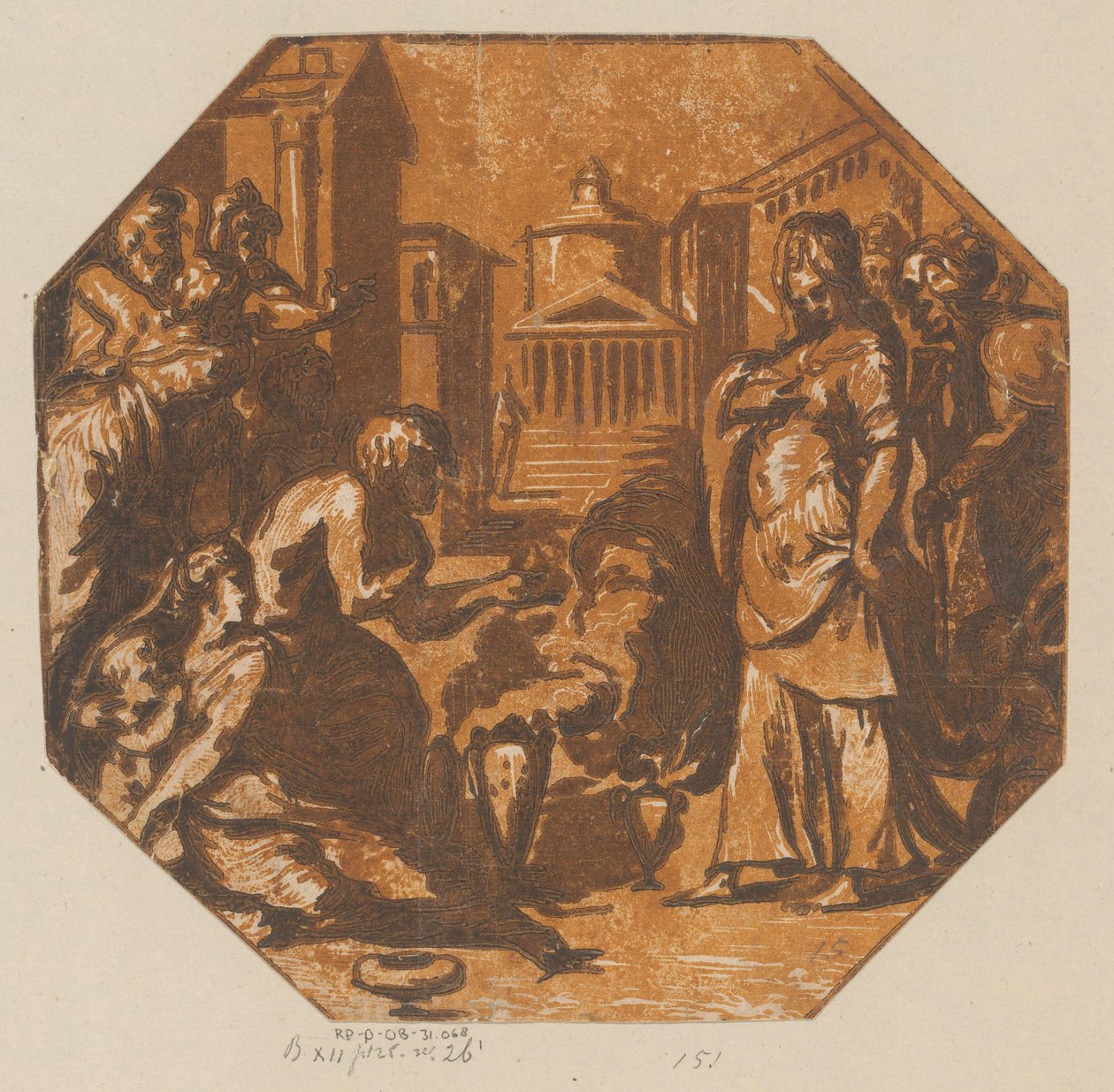 Psyche som gudinna dyrkad av folket av Antonio da Trento