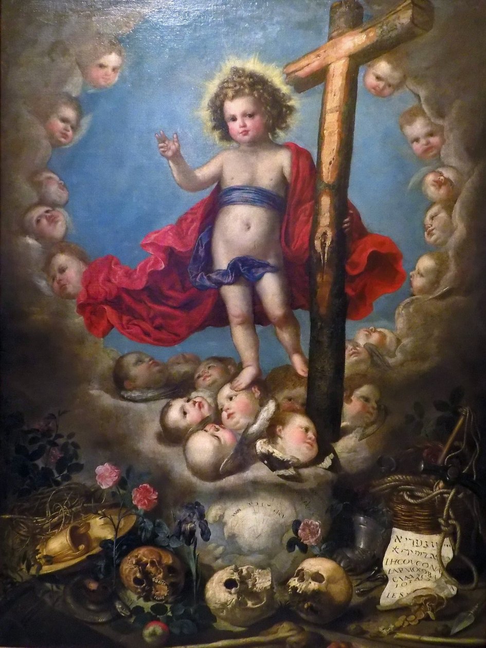 Pojken med dödskallarna Pereda 01 av Antonio de Pereda