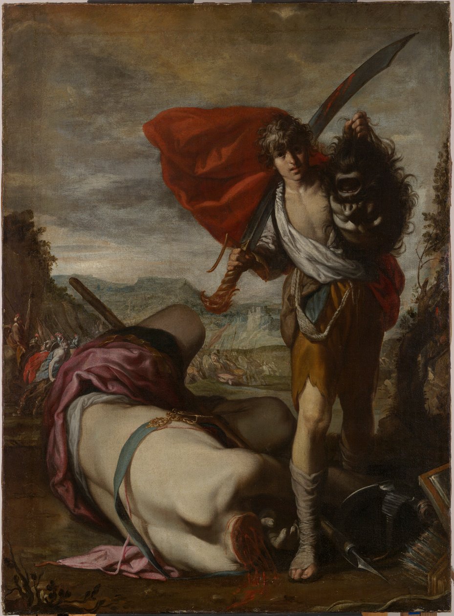David med Goliats huvud av Antonio del Castillo y Saavedra