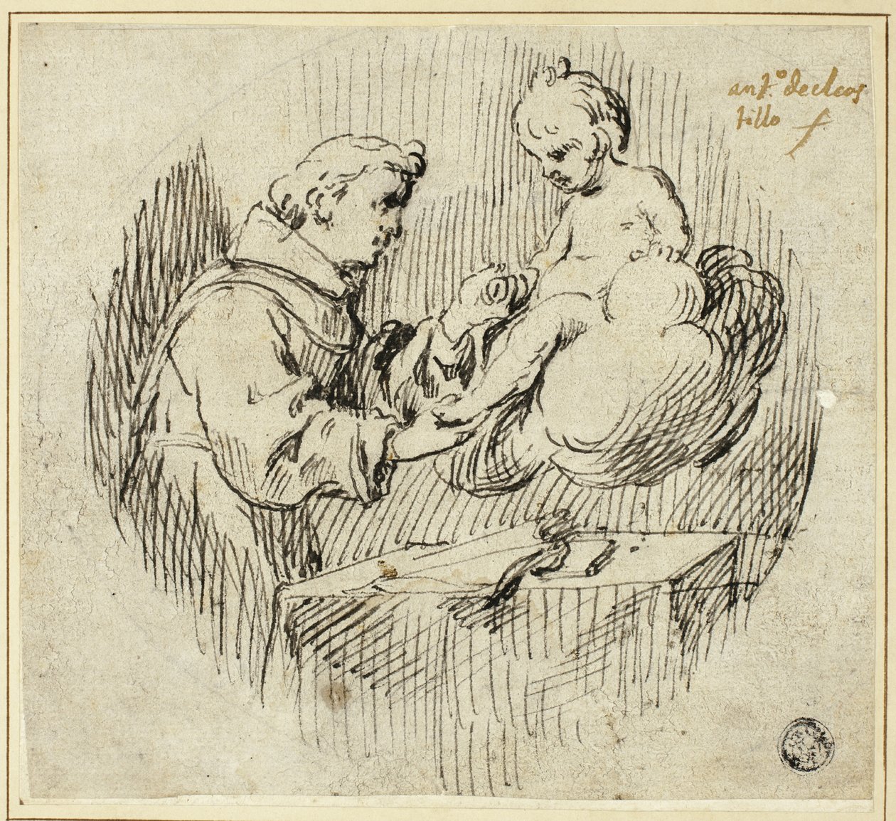 Sankt Antonius av Padua med Jesusbarnet av Antonio del Castillo y Saavedra