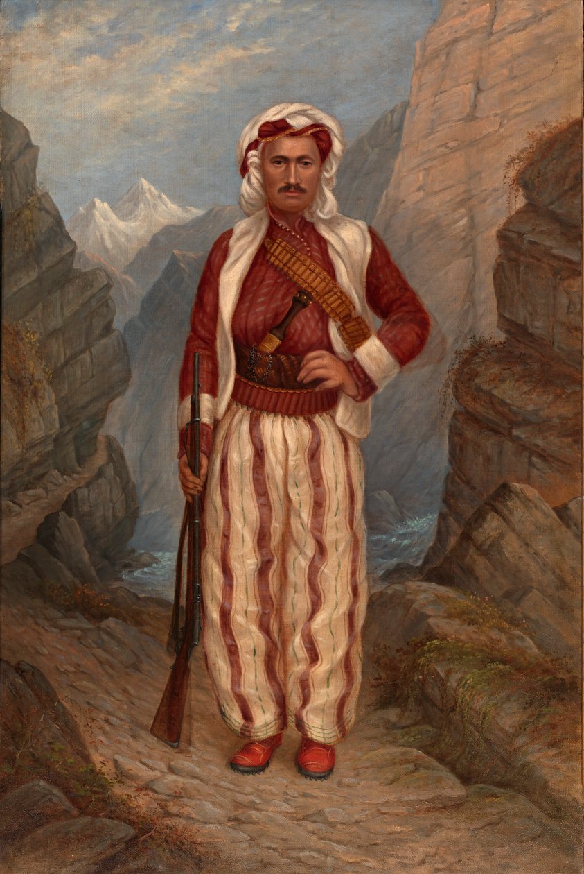 Kurd Man av Antonion Zeno Shindler