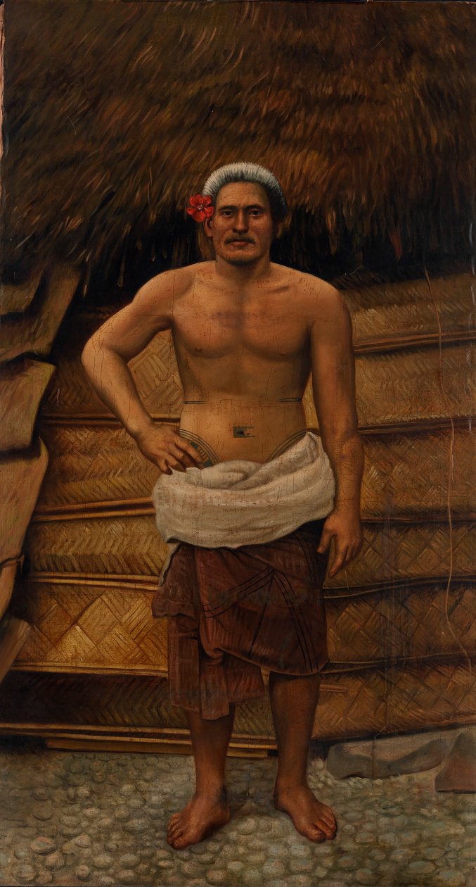 Samoansk man av Antonion Zeno Shindler