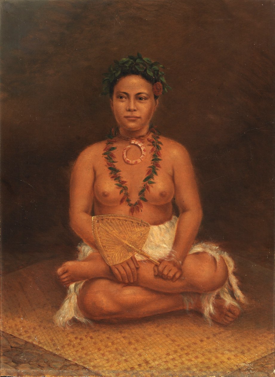 Samoansk kvinna av Antonion Zeno Shindler
