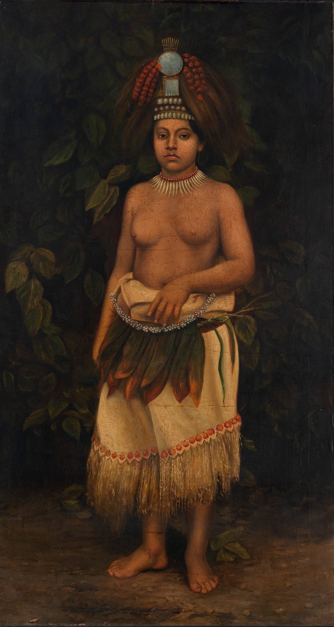 Samoansk kvinna av Antonion Zeno Shindler