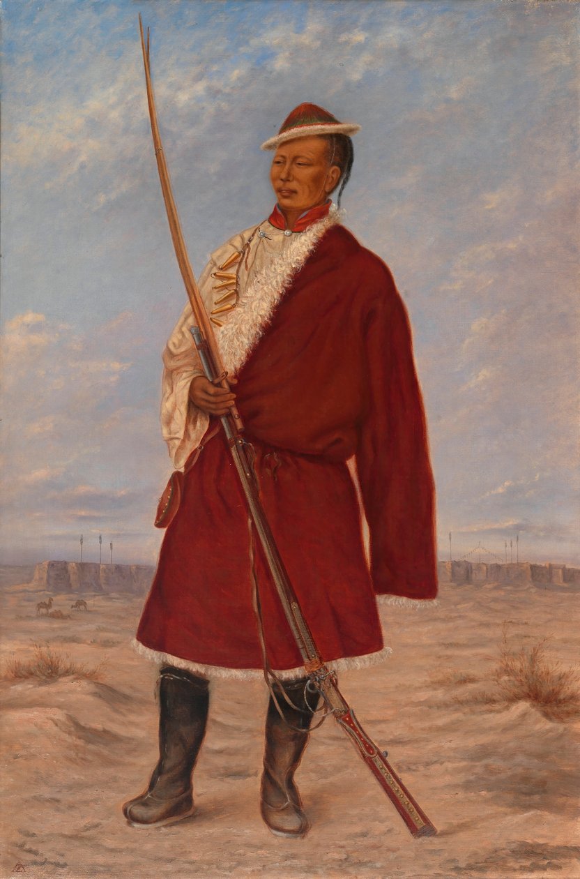 Tibetansk man av Antonion Zeno Shindler
