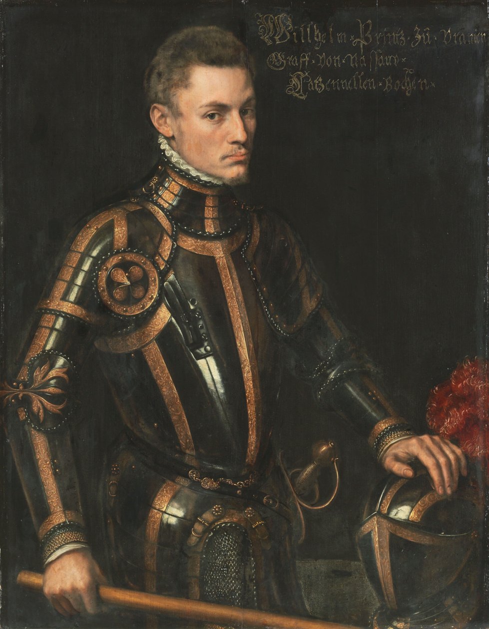 Tyska: Wilhelm I. von Oranien-Nassau Porträtt av Vilhelm I av Nassau av Antonis Mor