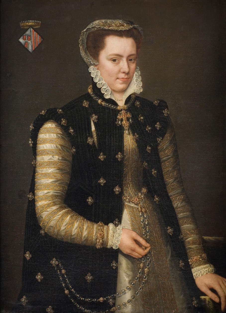 Porträtt av Margareta av Parma av Antonis Mor