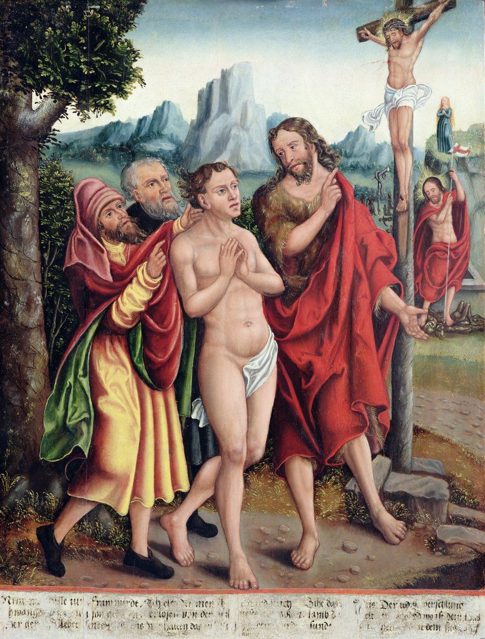 Allegory of the Salvation of Humanity, after 1530  av Antonius Heusler
