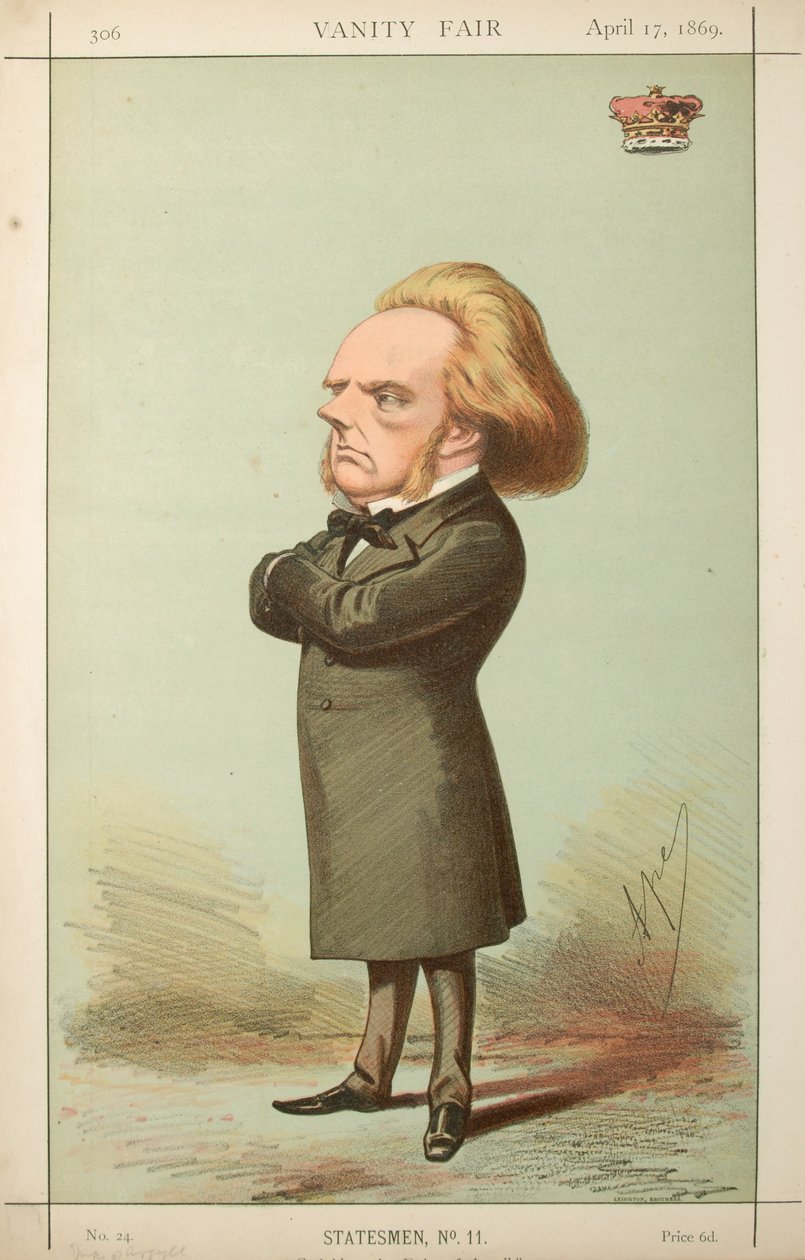 Karikatyr av hertigen av Argyll.
 av Ape Carlo Pellegrini