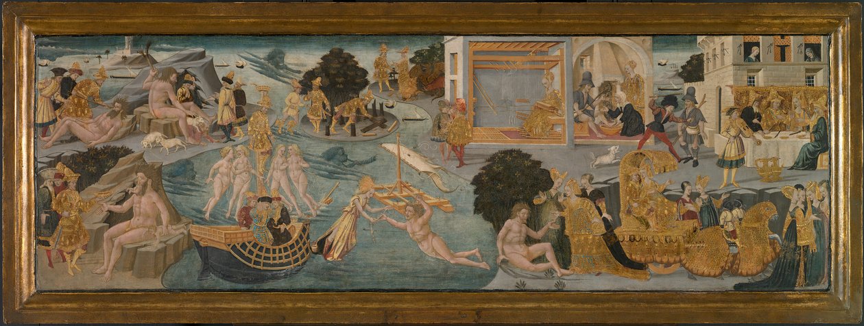 Ulysses äventyr, 143545. av Apollonio di Giovanni di Tommaso