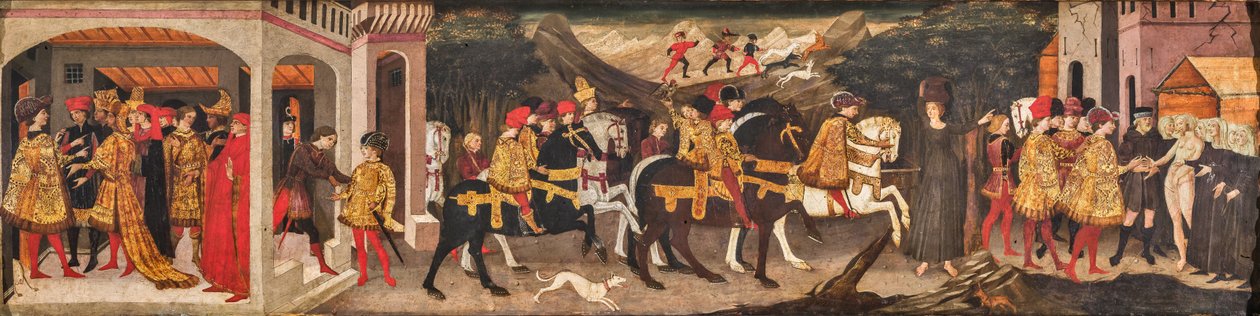 Berättelsen om Griselda av Apollonio di Giovanni di Tommaso