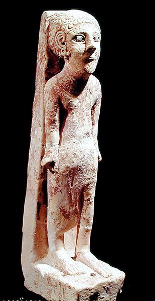 Statyett med egyptiskt inflytande, från Amman, 900-500 f.Kr av Arabic School