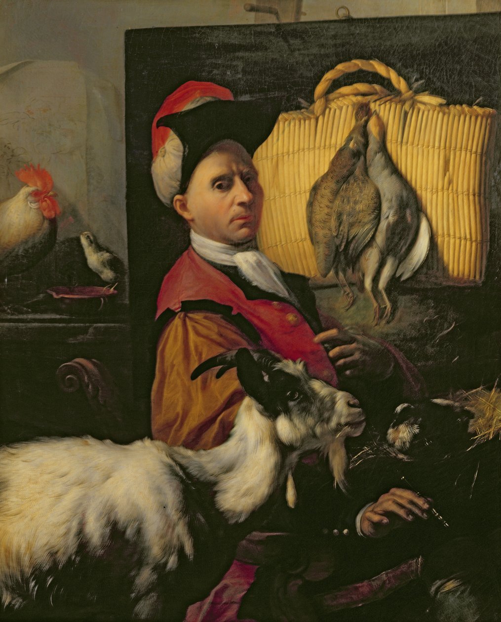 Självporträtt, ca 1713 av Arcangelo Resani