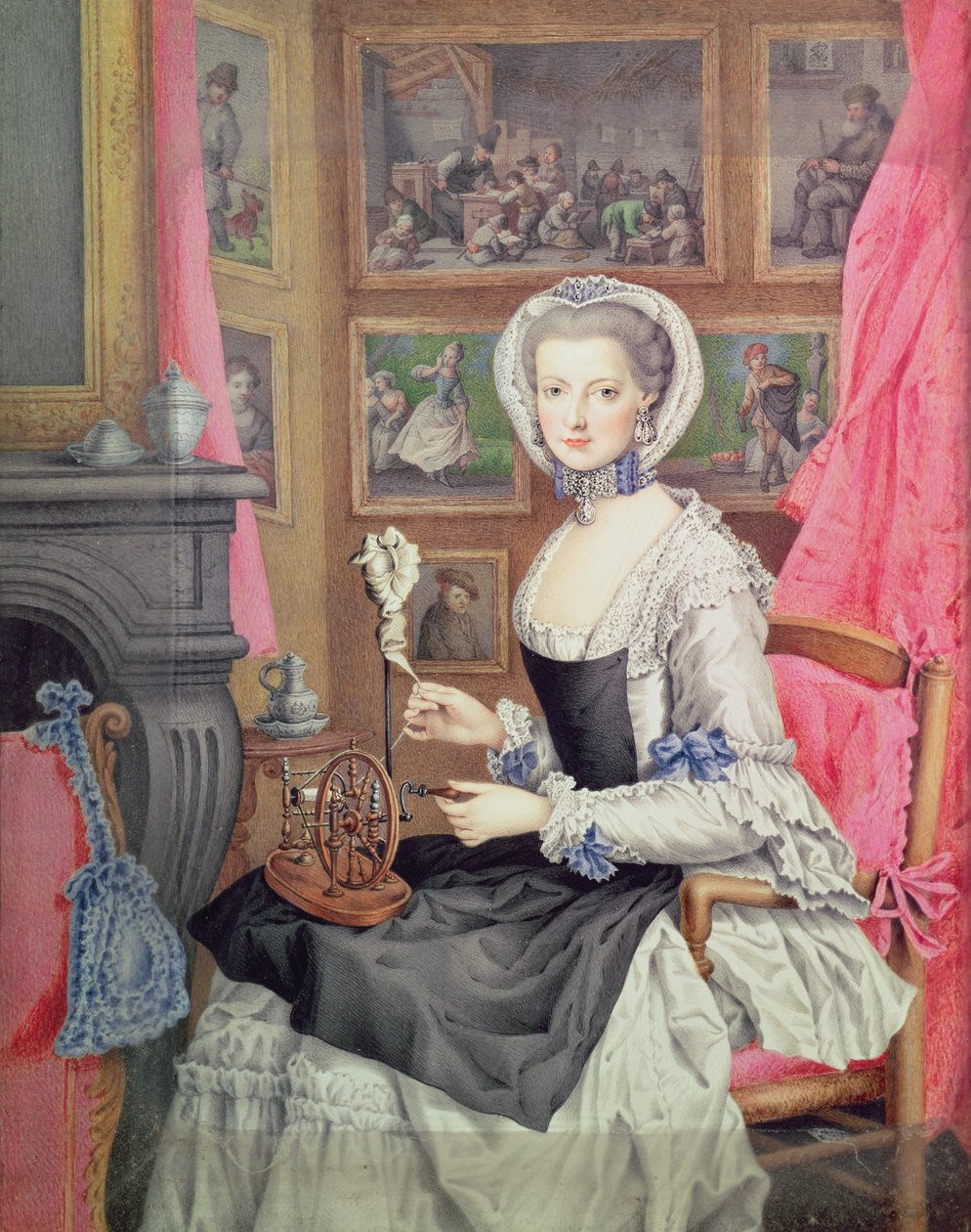 Självporträtt, 1776 av Archduchess of Austria Maria Christine