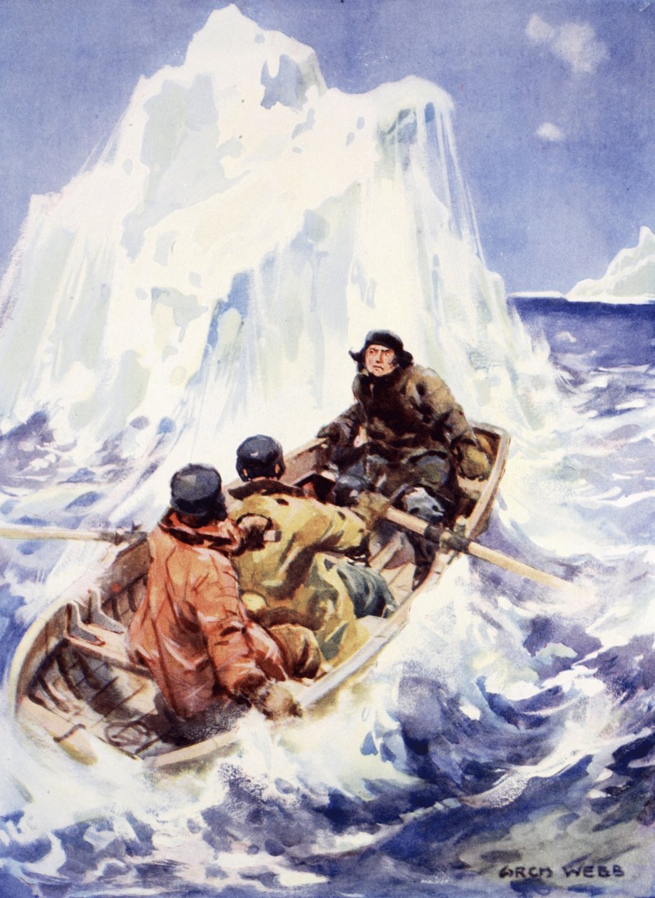 Franklin och Buchan under den arktiska expeditionen 1818 av Archibald Webb