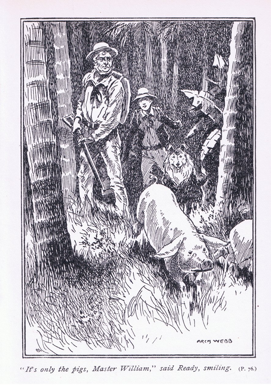 Det är bara grisarna, Master William, sa Ready, 1900-talet av Archibald Webb
