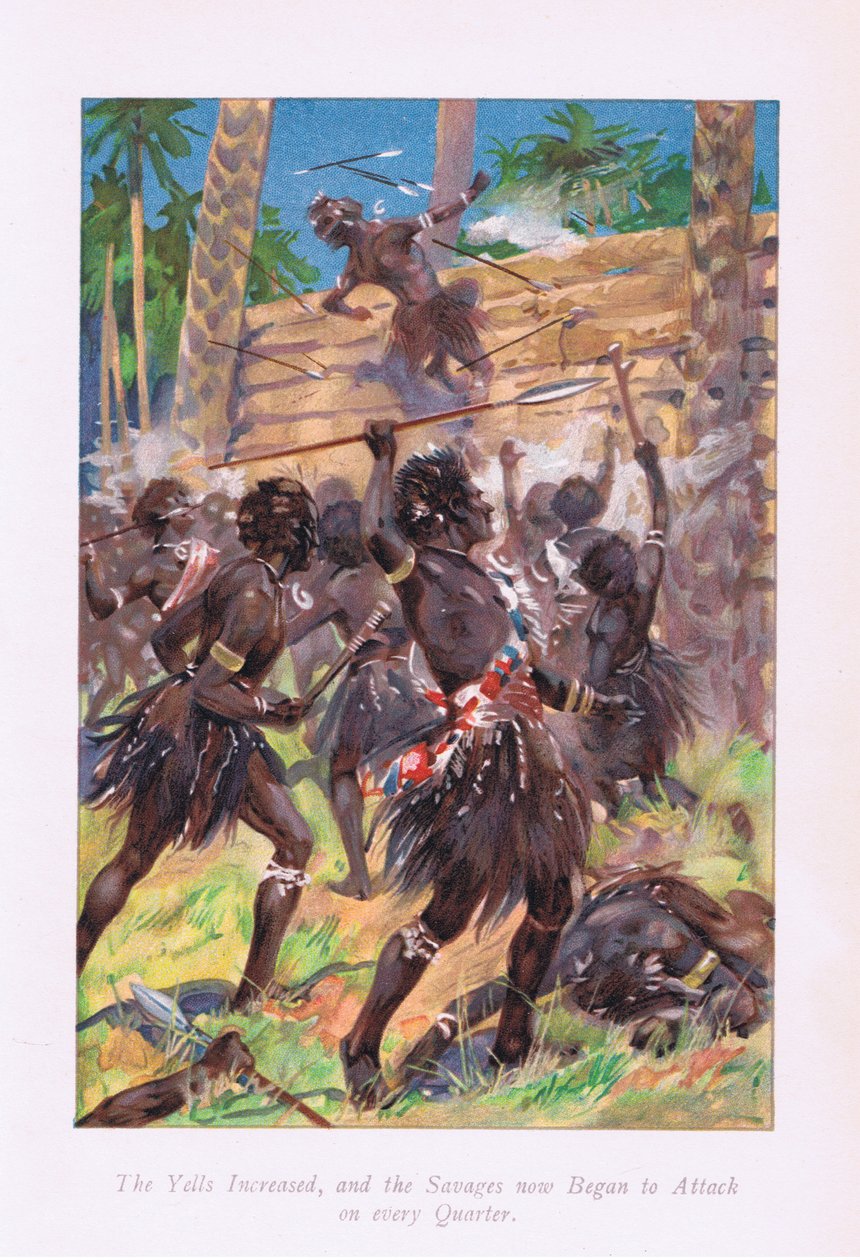 Ropen ökade, och vildarna började nu attackera varje kvartal, 1900-talet av Archibald Webb
