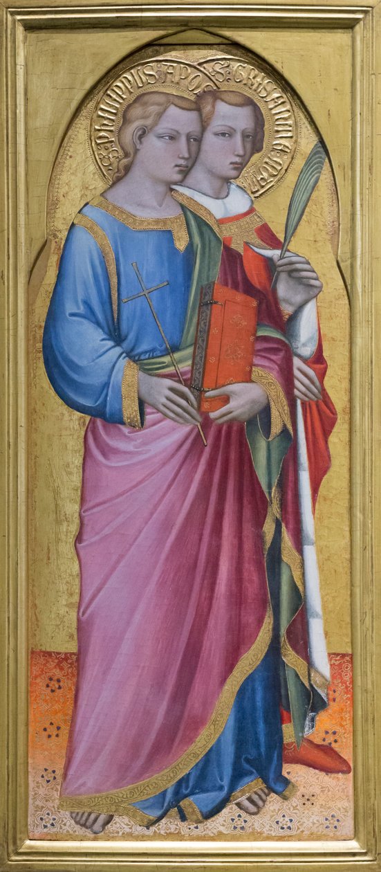 S:t Filip aposteln och Grisante av Aretino Luca Spinello or Spinelli