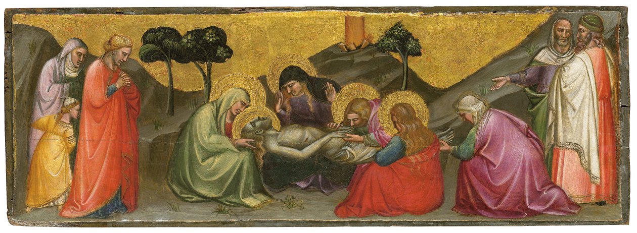 Klagosången av Aretino Luca Spinello or Spinelli