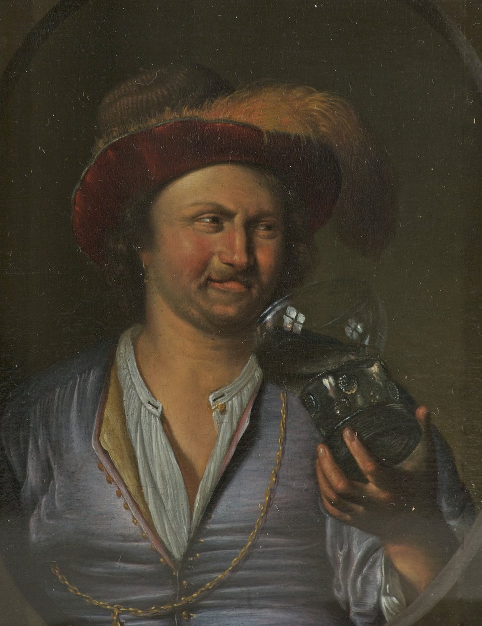 Porträtt av en man, ca 1672-74 av Arie de Vois
