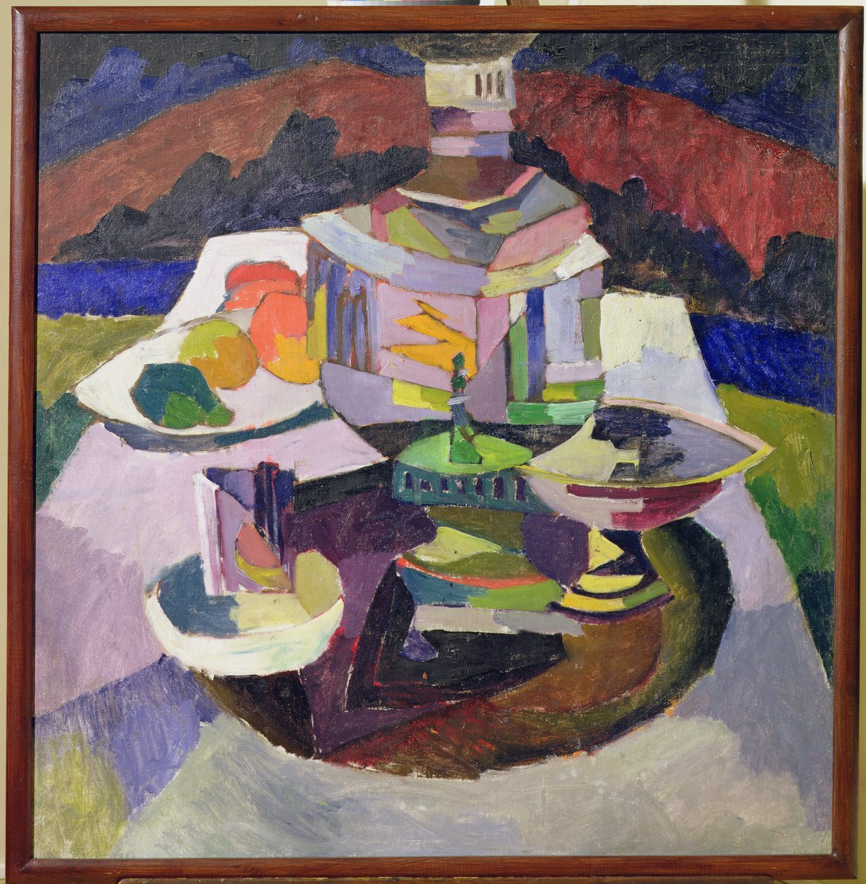 Stilleben med Samovar, 1913 av Aristarkh Vasilievic Lentulov