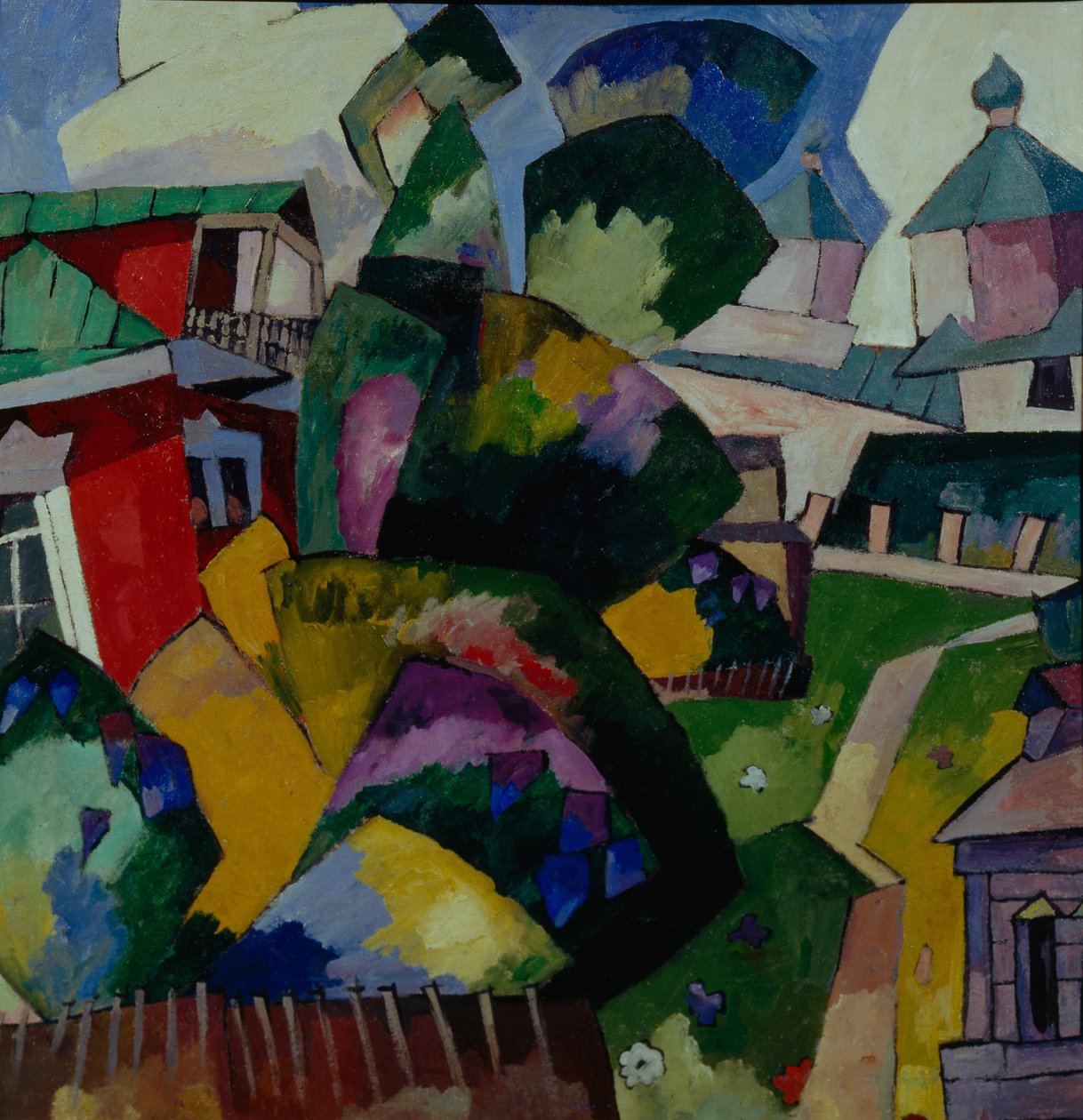 Landskap, 1900-1910-tal av Aristarkh Vasilievic Lentulov