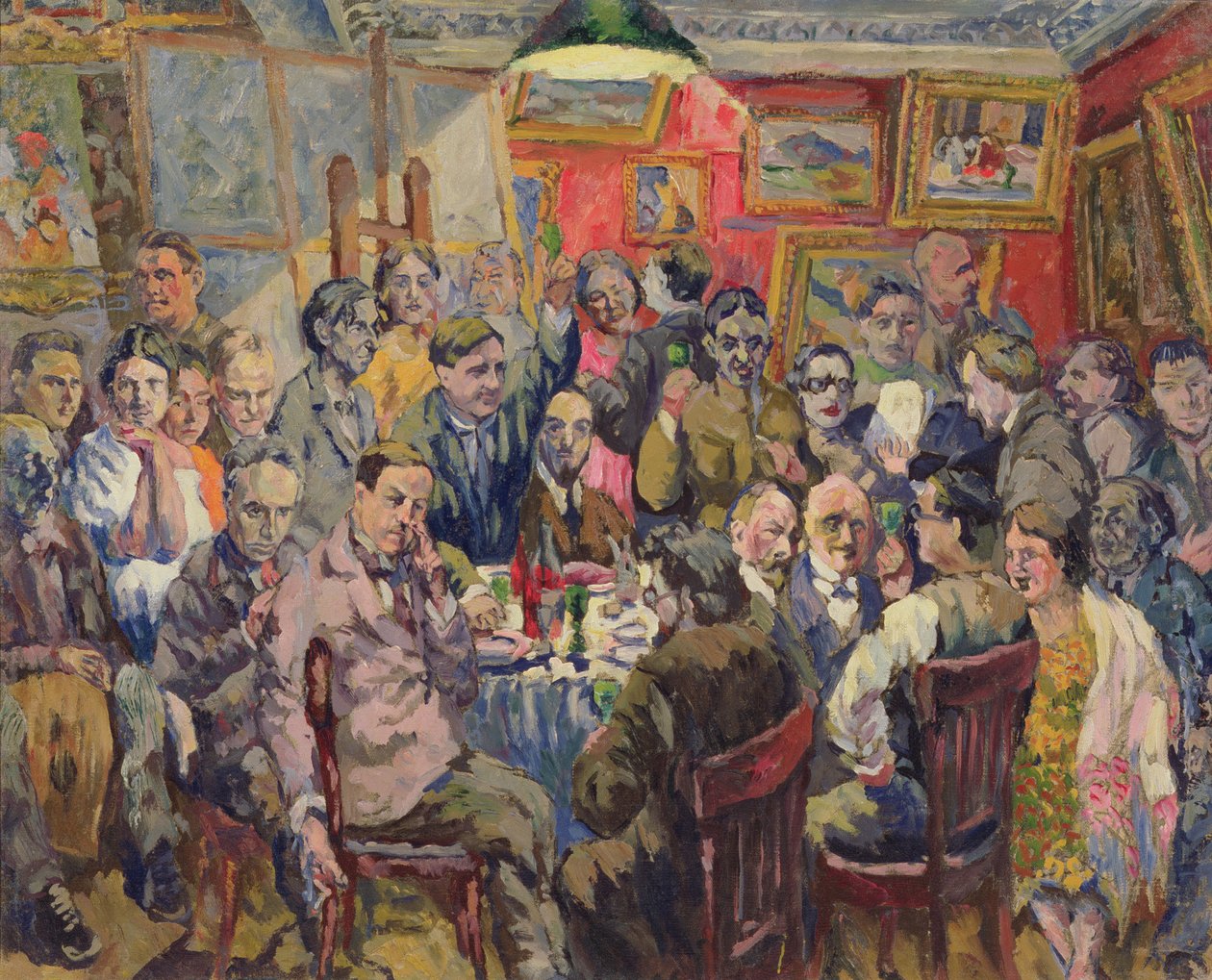 Moskvakonstnärer, 1927 av Aristarkh Vasilievic Lentulov