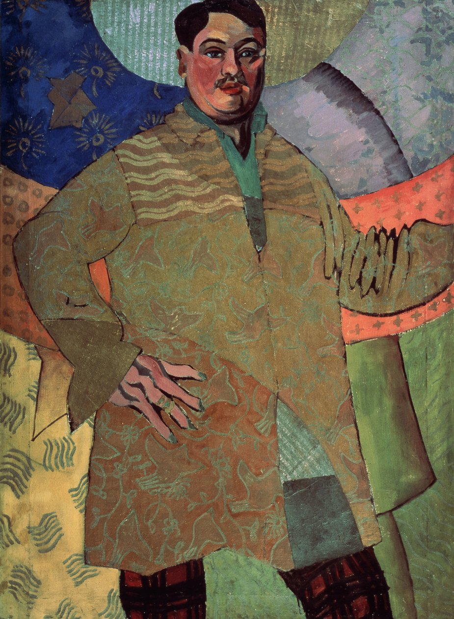 Självporträtt, 1915 av Aristarkh Vasilievic Lentulov