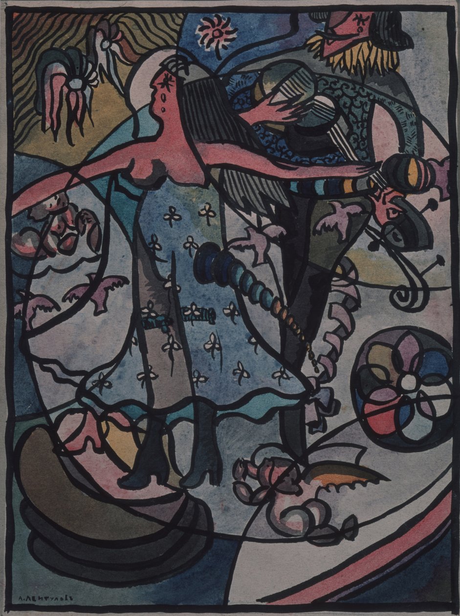 Skeppshoppet, 1915 av Aristarkh Vasilievic Lentulov