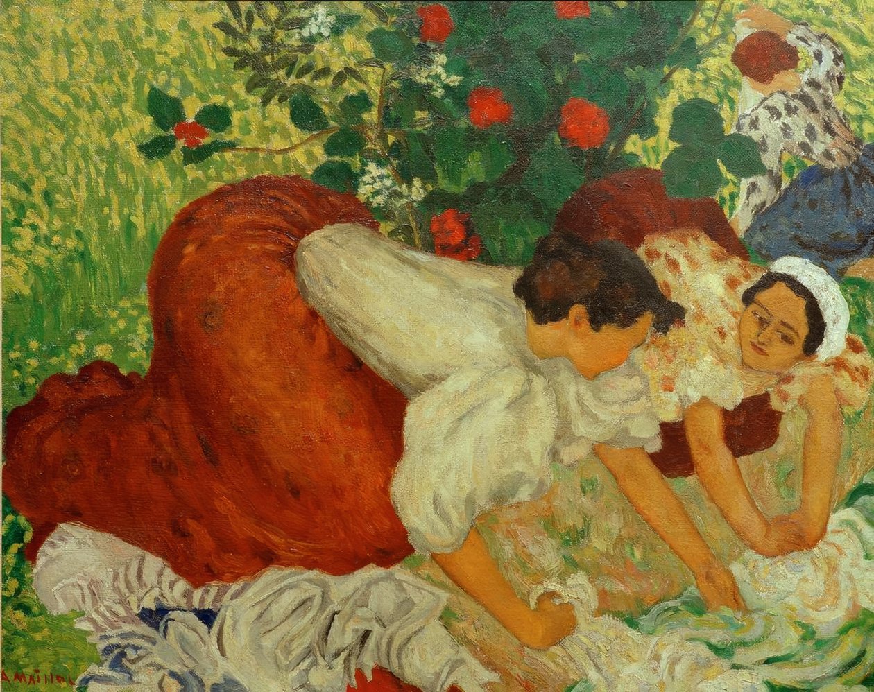 Aristide Maillol, Tvättkvinnorna av Aristide Maillol