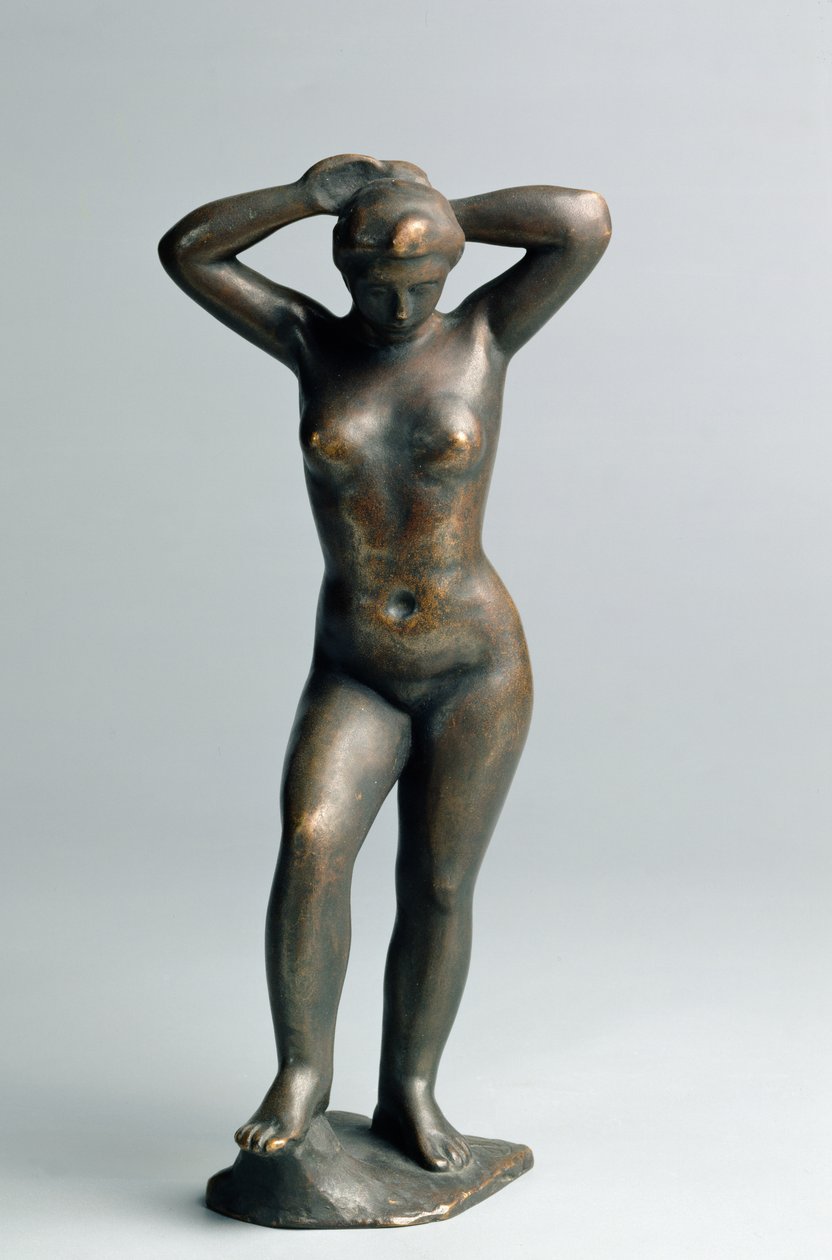Badande, ca 1898 (brons) av Aristide Maillol