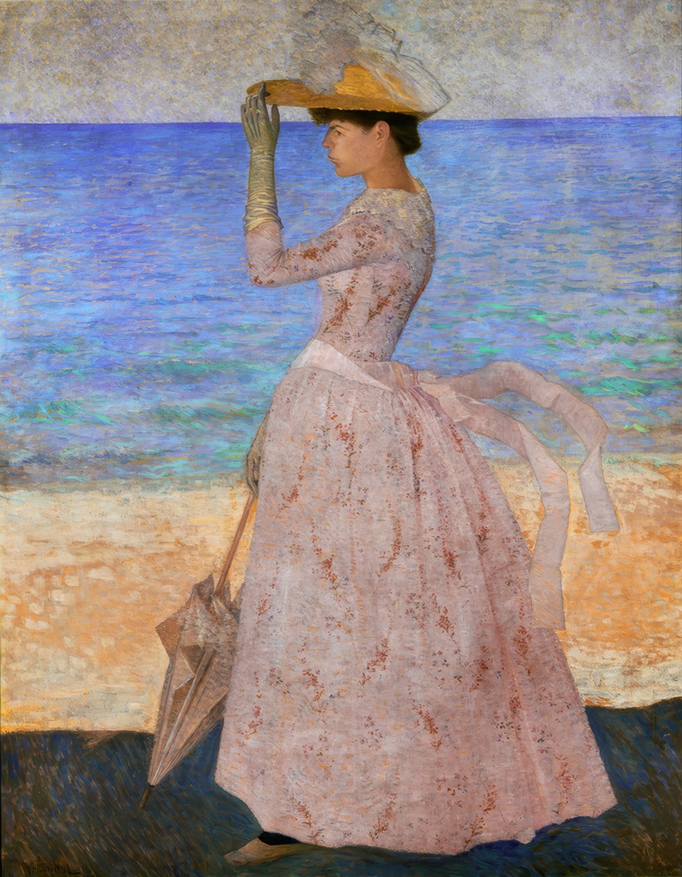 Kvinnan med parasollet av Aristide Maillol
