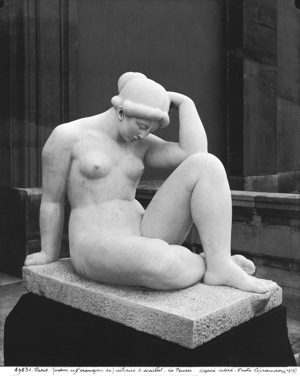 Medelhavet eller tanken, 1923 (se även 189420) (marmor) av Aristide Maillol