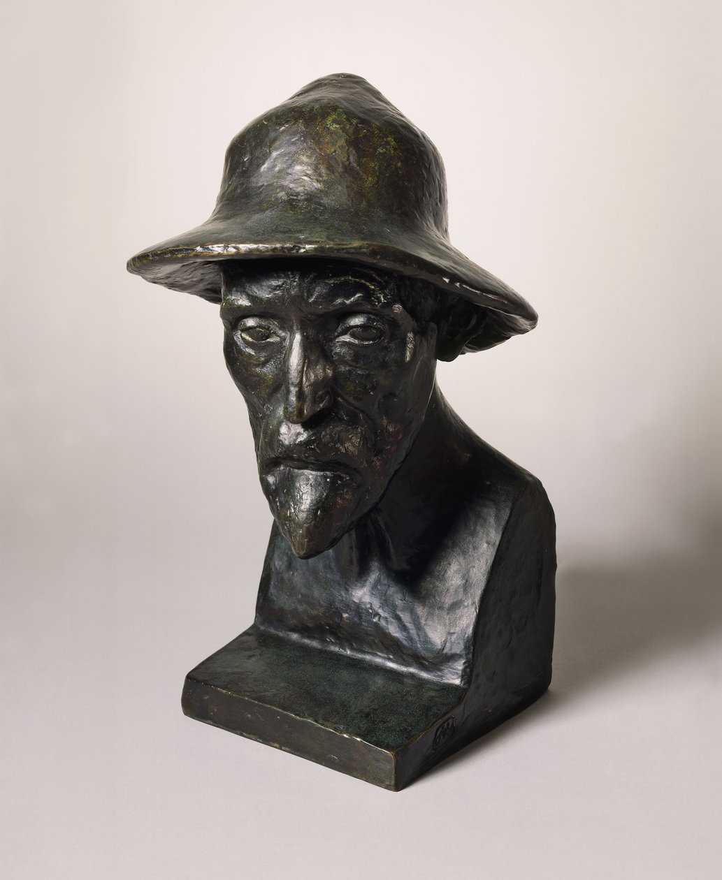 Byst av Auguste Renoir, ca. 1907 (olja på duk) av Aristide Maillol