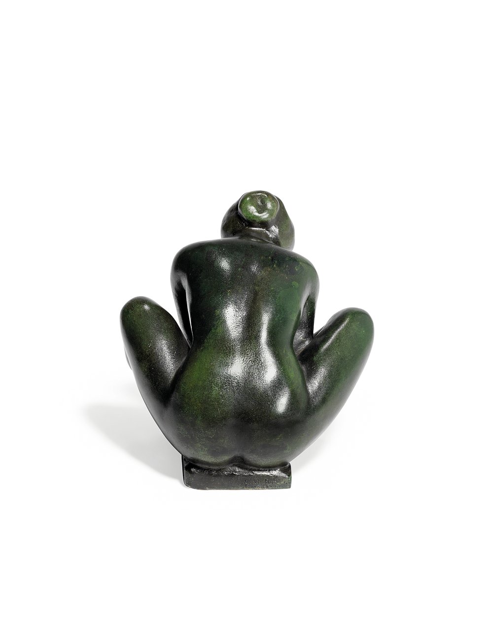 Hukande Flicka Håller En Fot av Aristide Maillol
