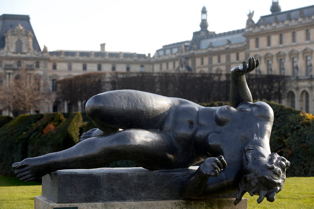 Tuileries Garden, Aristide Maillol, River av Aristide Maillol