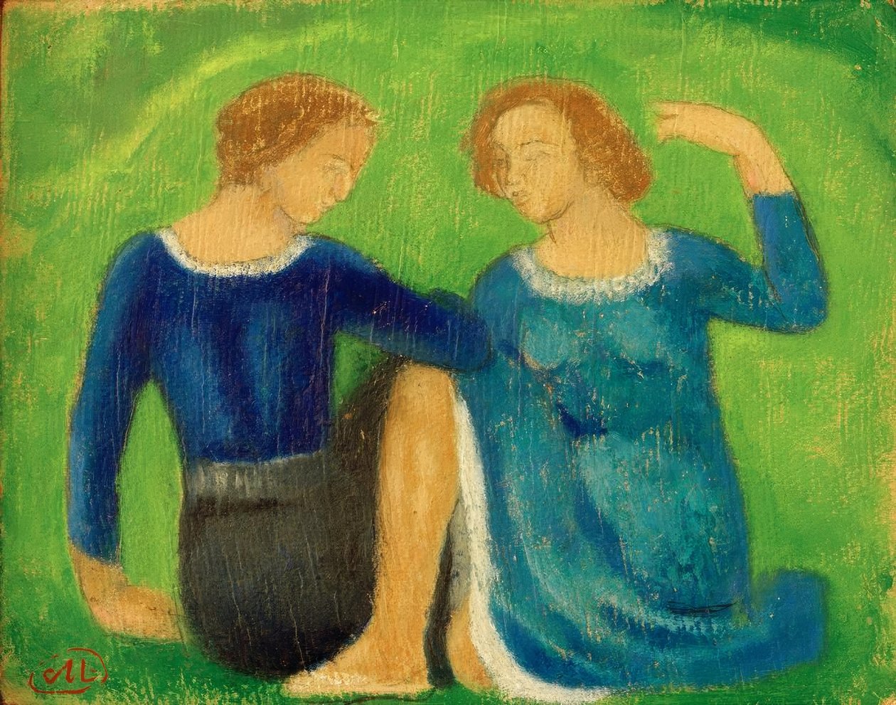 Les deux sours (De två systrarna) av Aristide Maillol