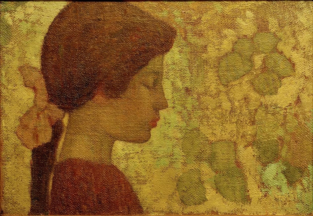 Tjej i profil av Aristide Maillol