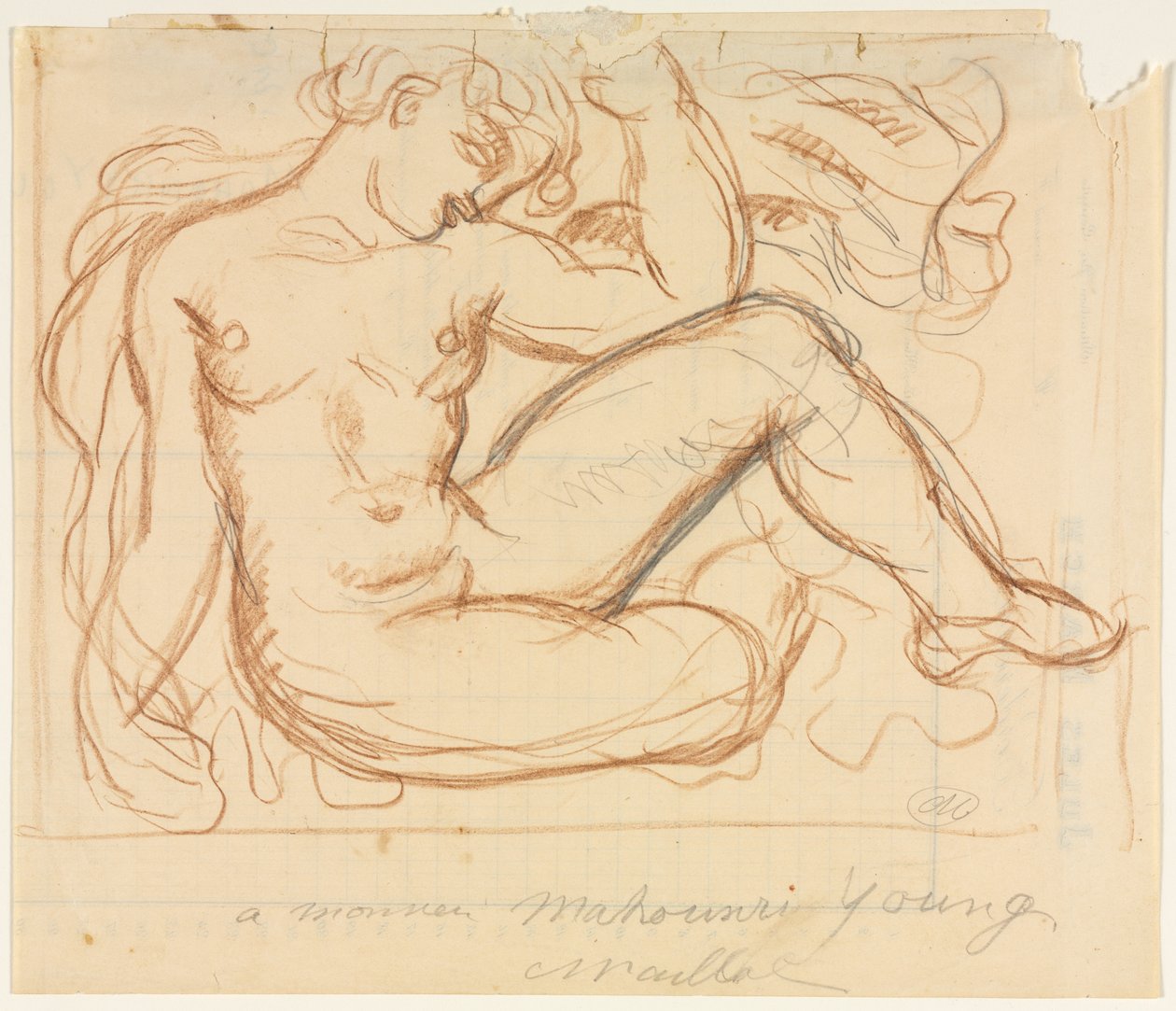 Studie av nakenbilder av Aristide Maillol