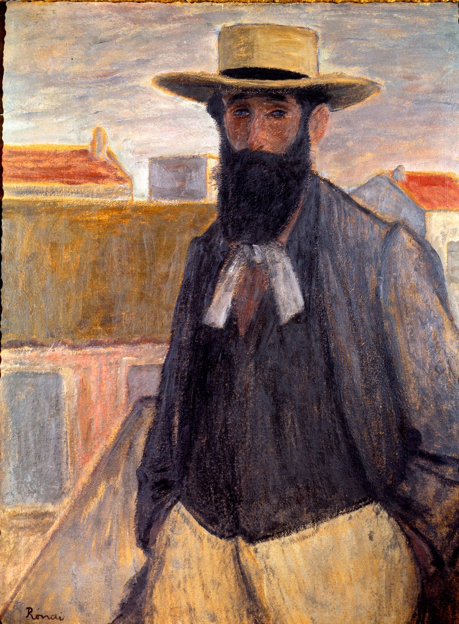 Porträtt av Aristide Maillol (1861-1944). Målning av Jozsef Rippl Ronai (1861-1927) av Aristide Maillol