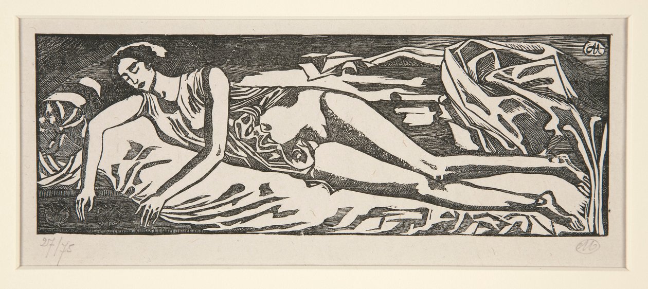 Liggande kvinna av Aristide Maillol