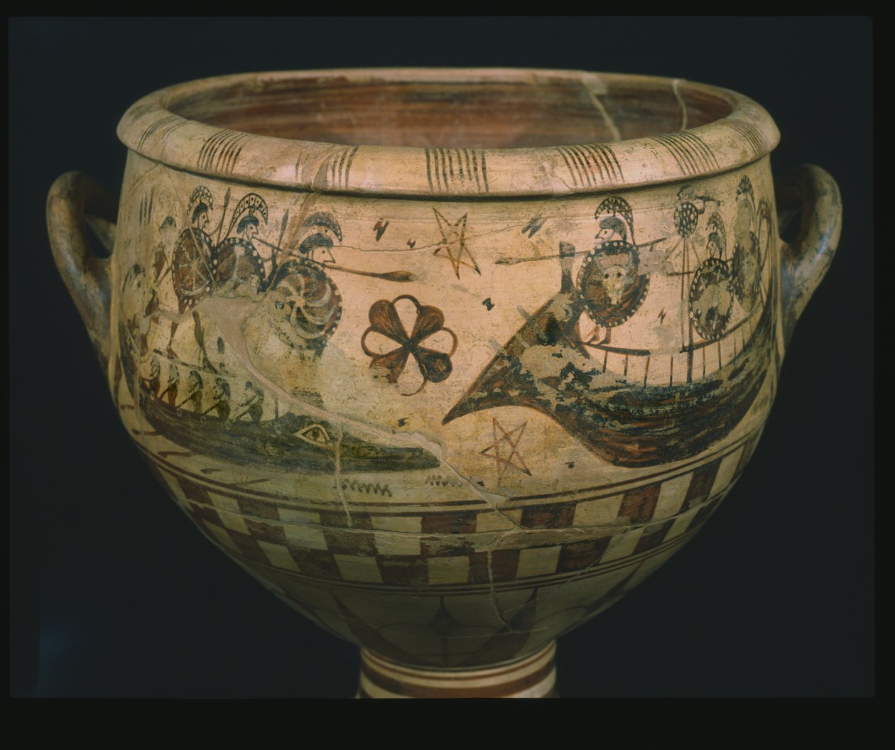 Krater med Odysseus förblindande Polyphemus (keramik) av Aristonothos