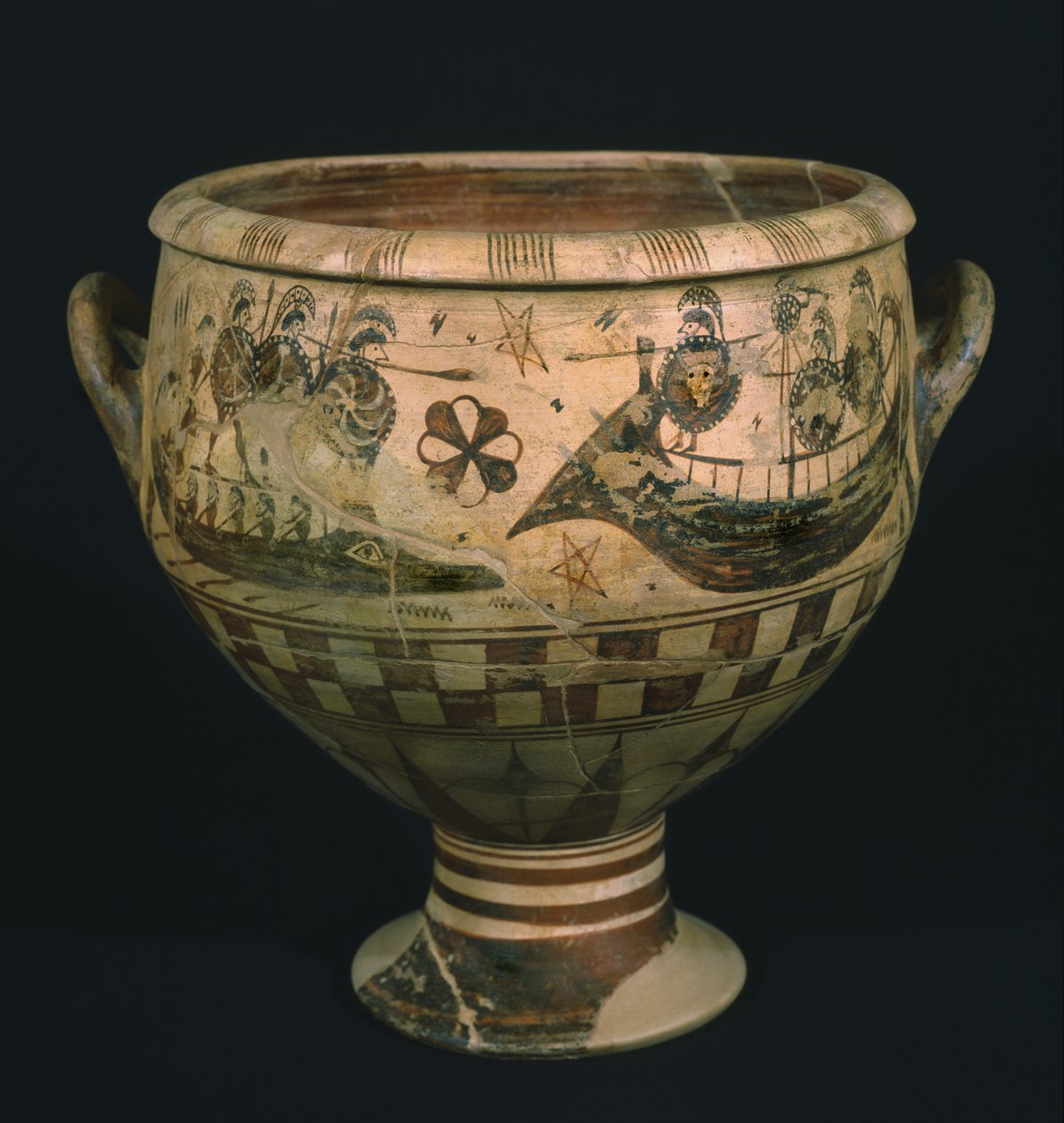Krater med Odysseus förblindande Polyphemus (keramik) av Aristonothos