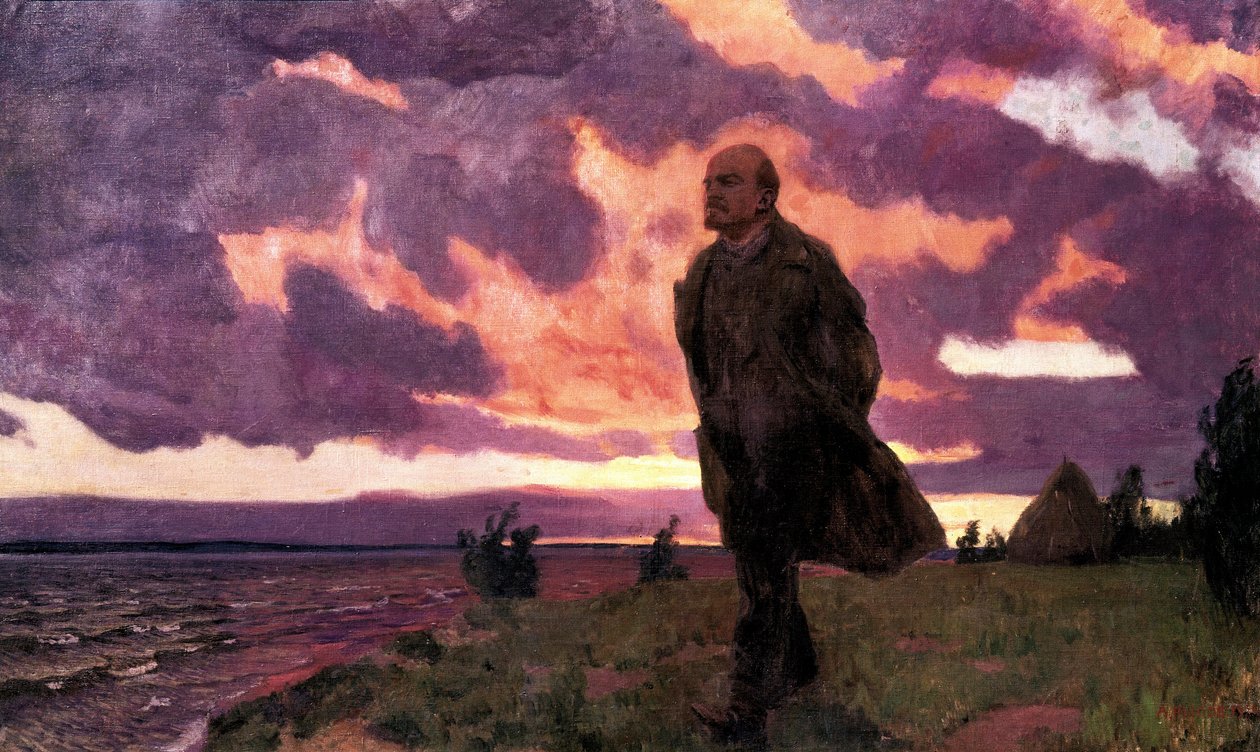 "Lenin och Razliv", målning av Arkady Alexandrovich Rylov av Arkadij Aleksandrovic Rylov
