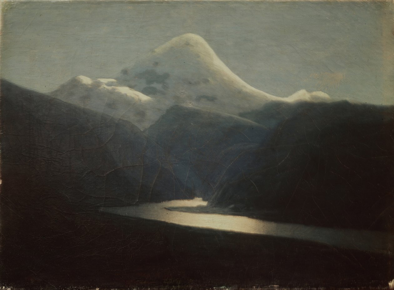 Vid berget Elbrus, 1870-talet av Arkhip Ivanovich Kuindzhi